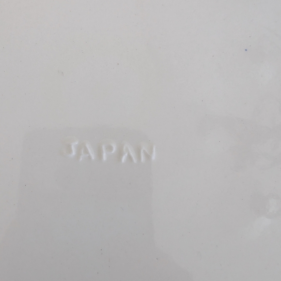 Vintage Mid-century Ceramic Serving Platter With Floral Details - Picture 6 of 8